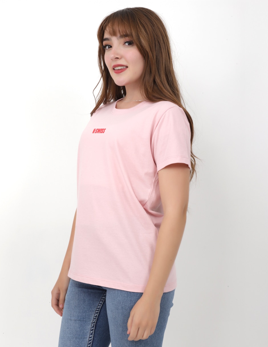 Playera manga corta Nasla cuello redondo para mujer 4